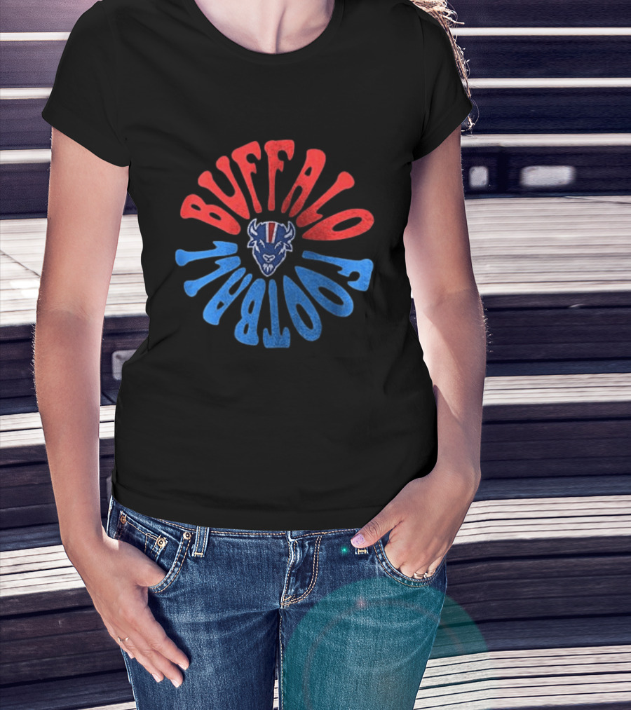 Buffalo Bills Football Yesterday Today Tomorrow Forever No Matter What Diamond Heart T-Shirt