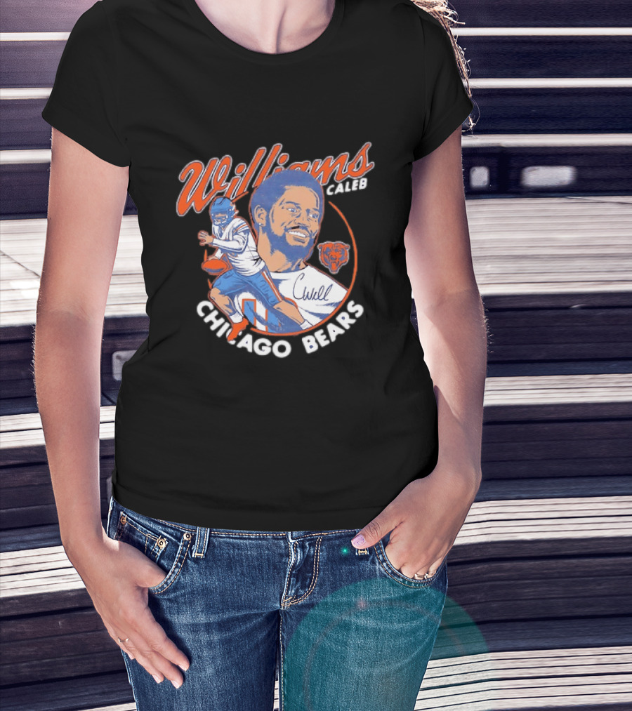 Williams Caleb Chicago Bears Football Player Bears T-Shirt