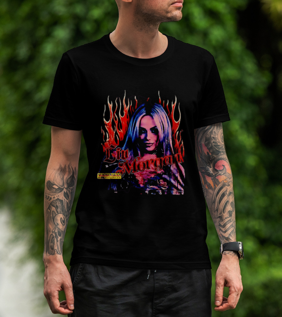Liv Morgan WWE SummerSlam Minnesota Flames Wrestling T-Shirt