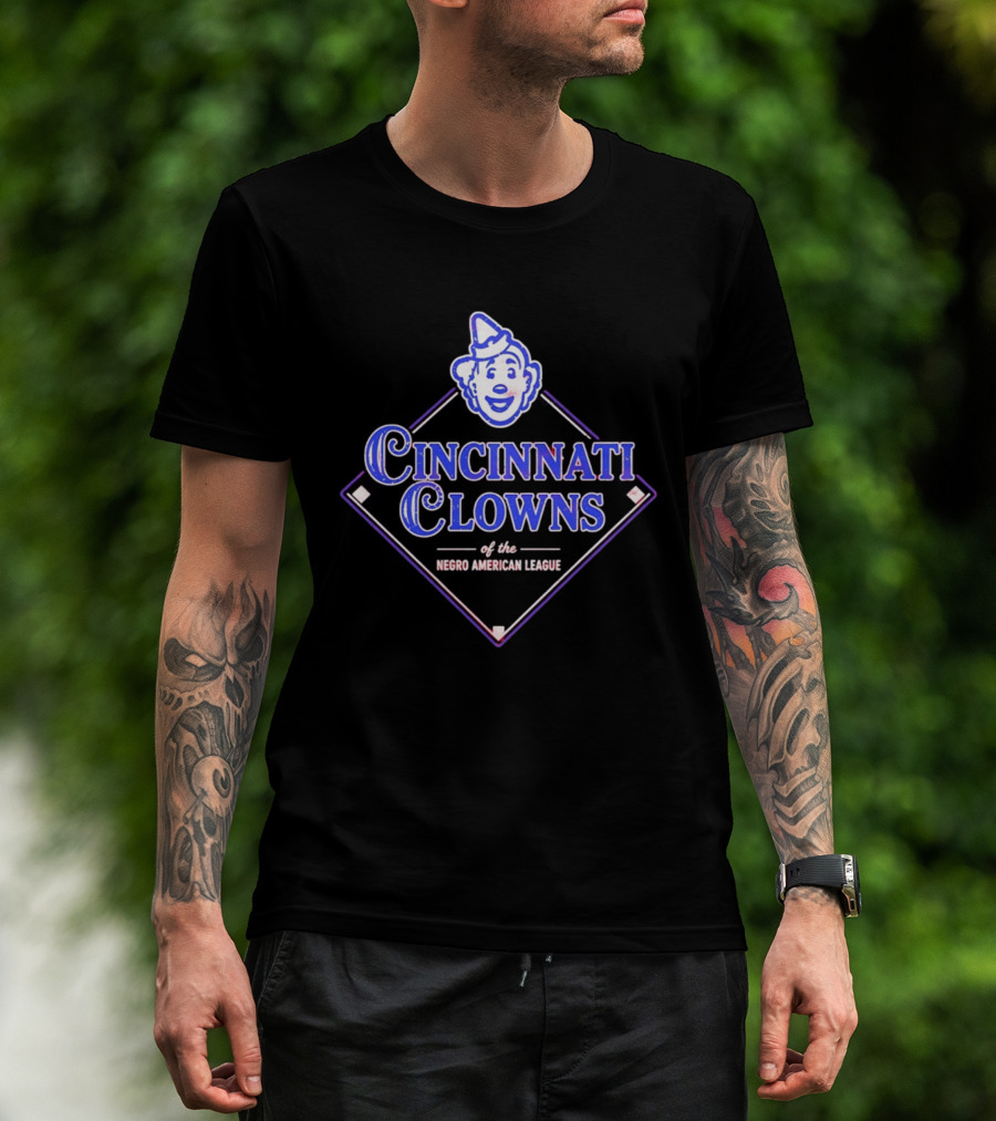 Cincinnati Clowns Negro American League Baseball Team T-Shirt