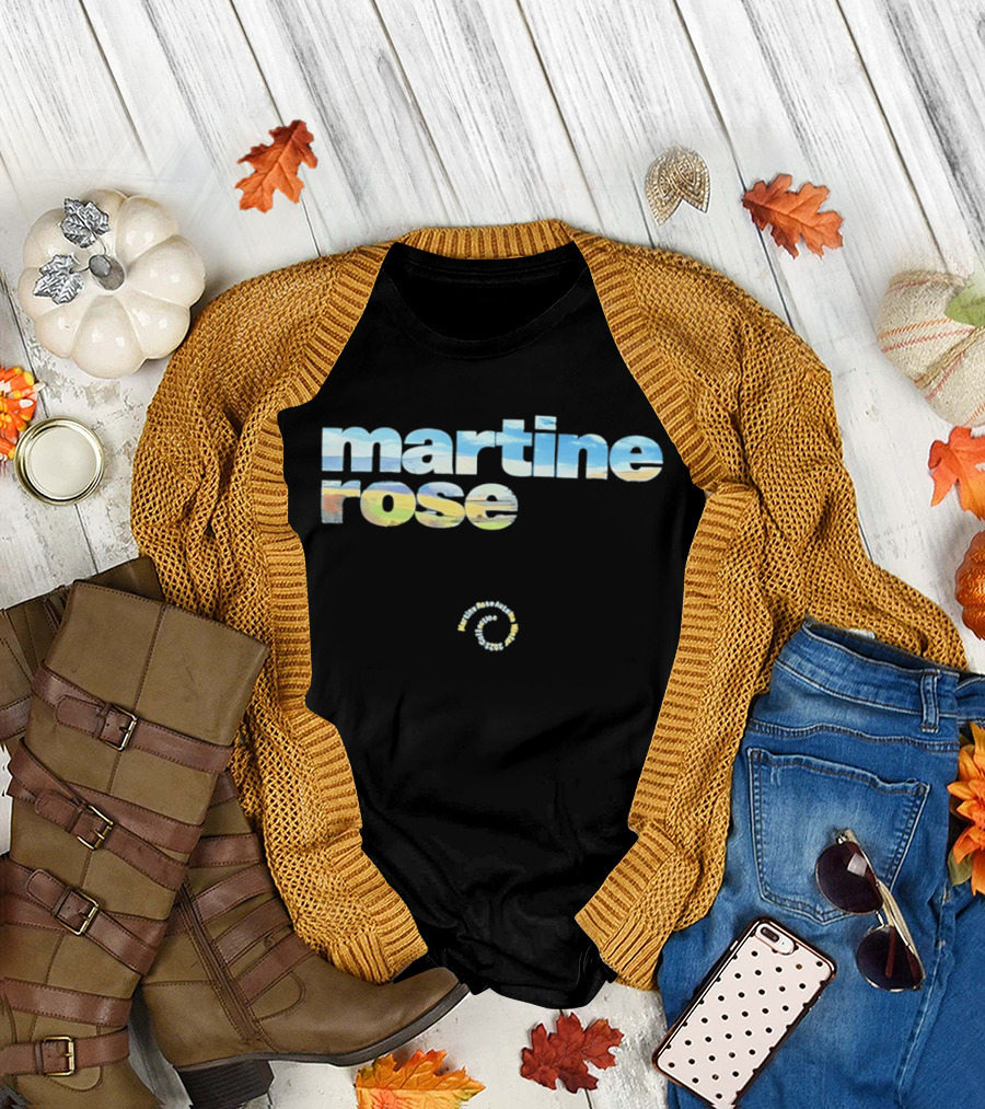 Martine Rose Autumn Winter 2021 Collection Sky Landscape Spiral T-Shirt