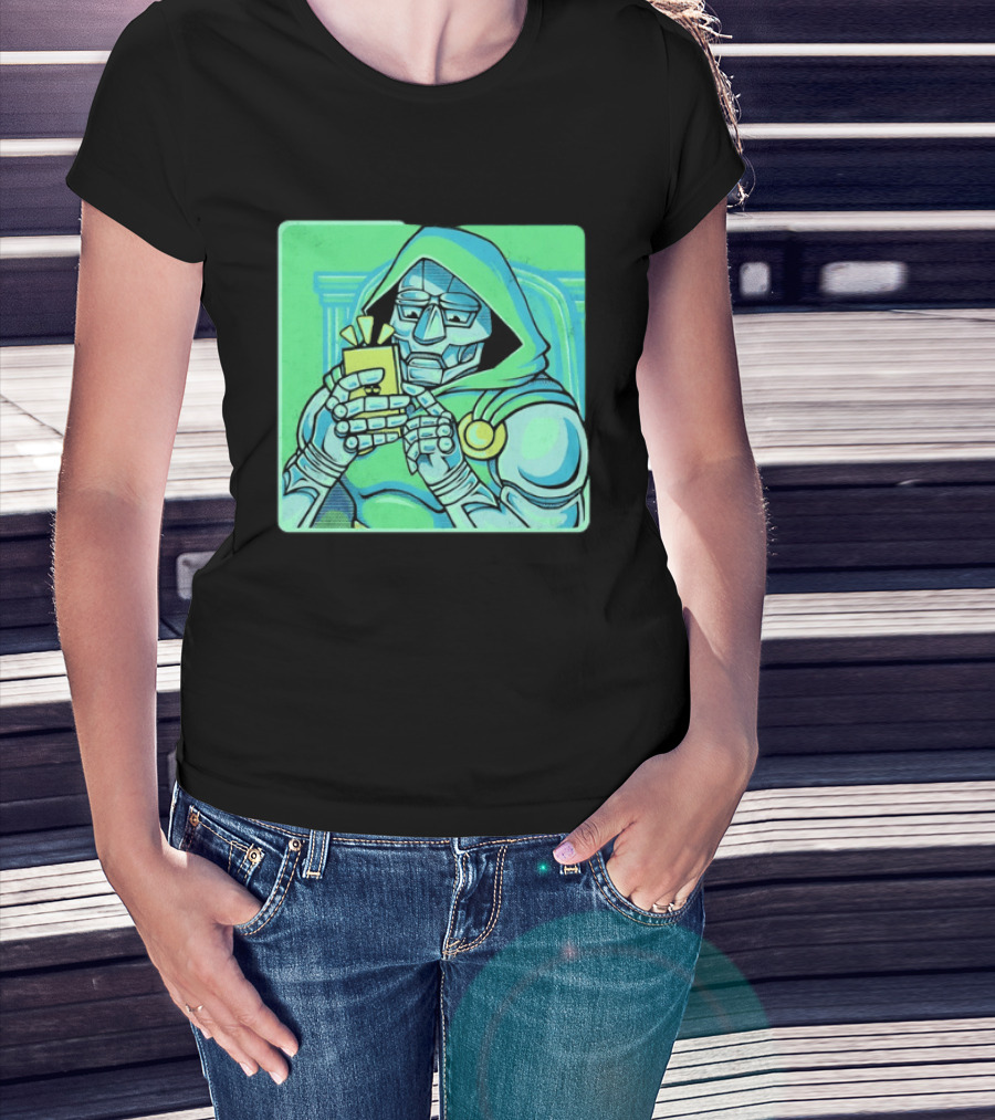 Doctor Doom Marvel Villain Doom Scroll Of Doom T-Shirt