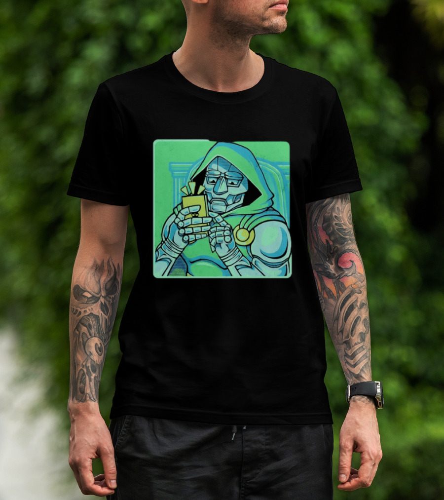 Doctor Doom Marvel Villain Doom Scroll Of Doom T-Shirt