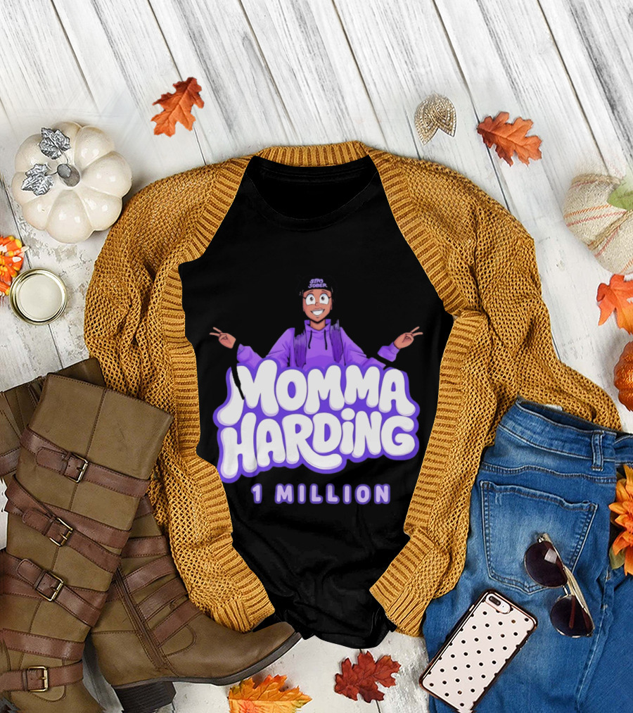 Momma Harding Stay Sober 1 Million Content Creator Celebration T-Shirt