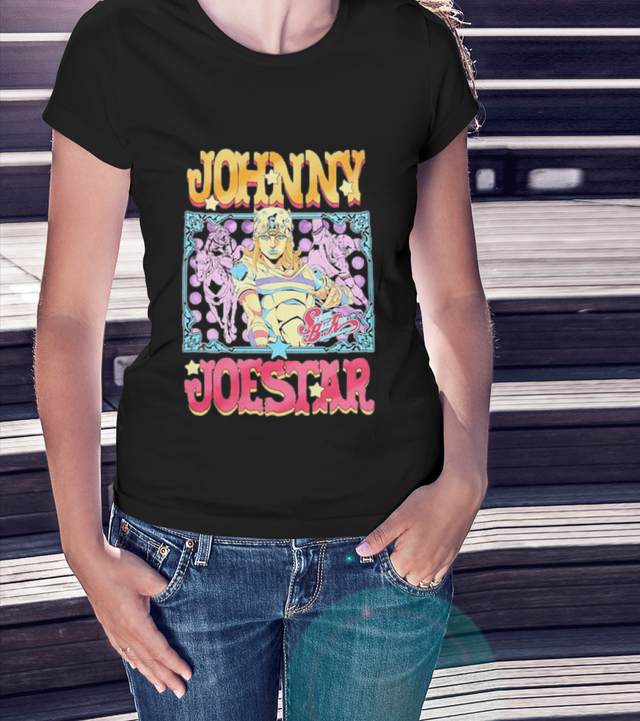 Johnny Joestar Steel Ball Run JoJo's Bizarre Adventure SBR Anime T-Shirt