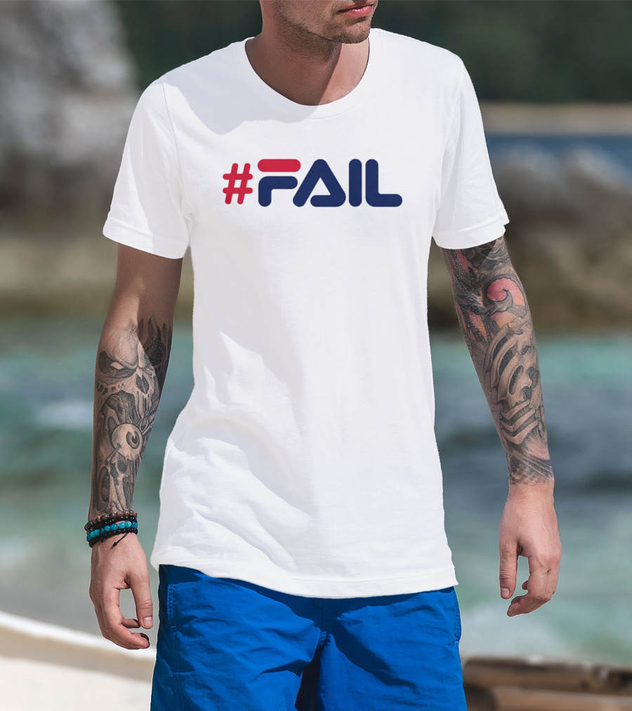 #FAIL Hashtag Bold Modern T-Shirt