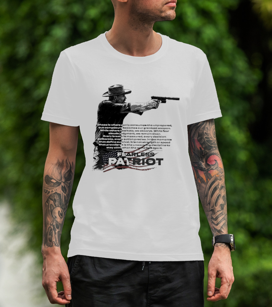 Jordan Salinas Fearless Patriot Hero T-Shirt