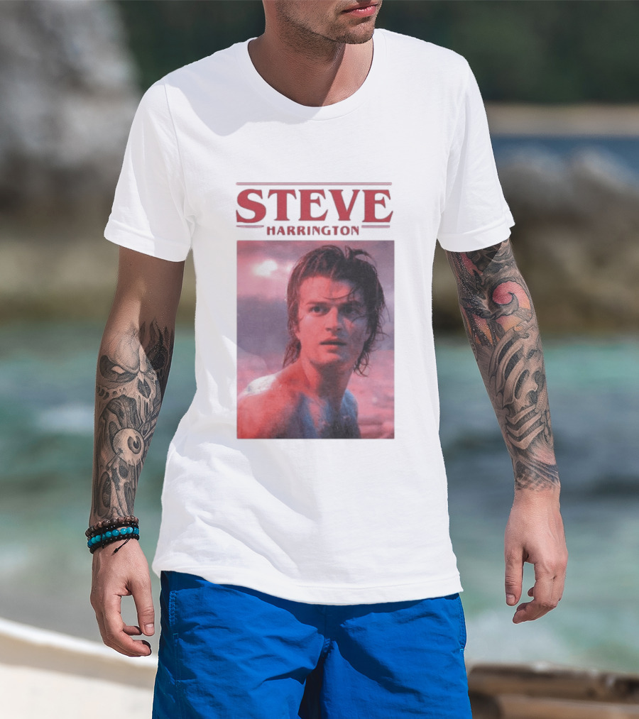 Steve Harrington Vintage Aesthetic Stranger Things Joe Keery T-Shirt