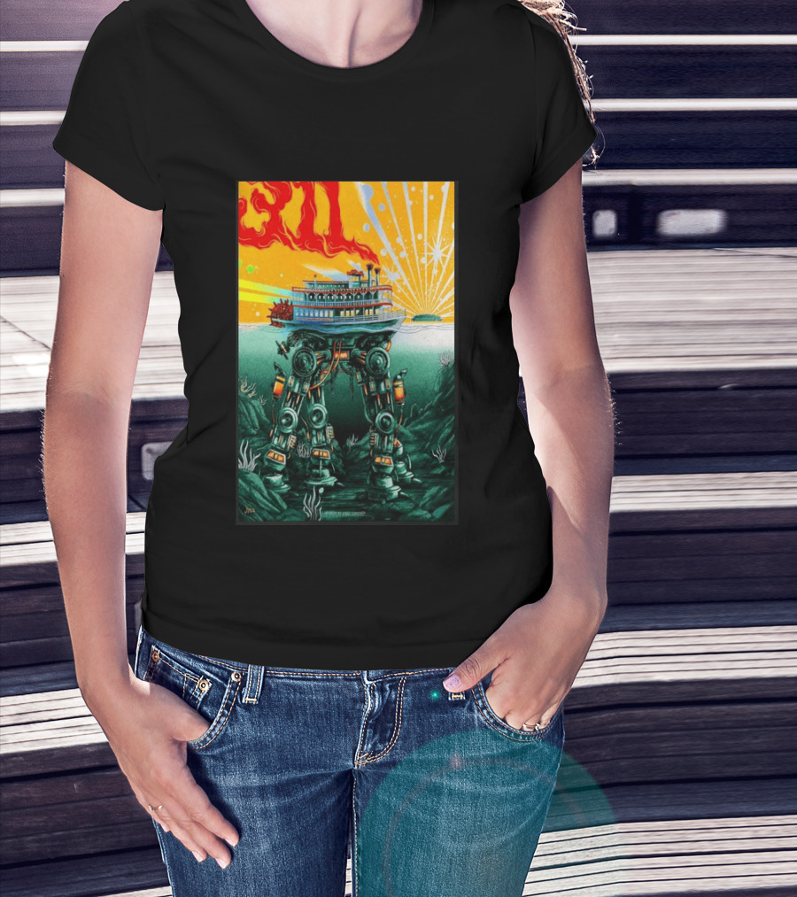 311 Kansas City MO 2026 Steamboat Robot T-Shirt