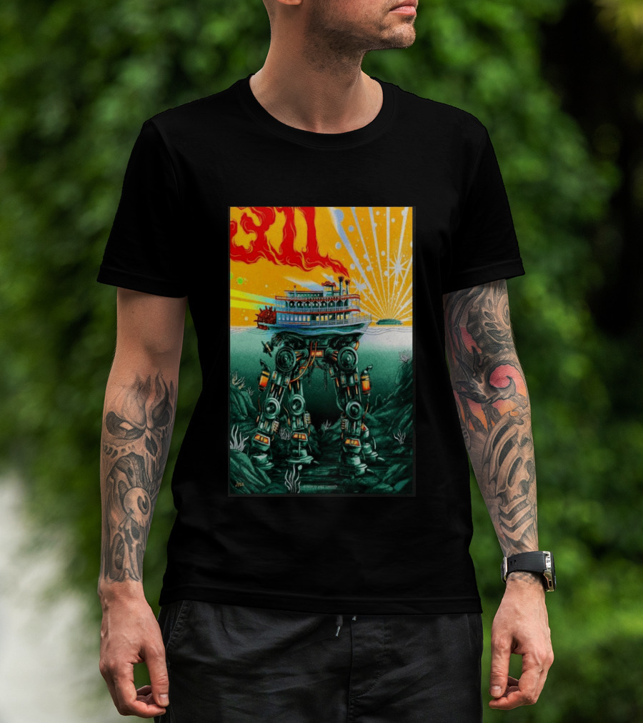 311 Kansas City MO 2026 Steamboat Robot T-Shirt