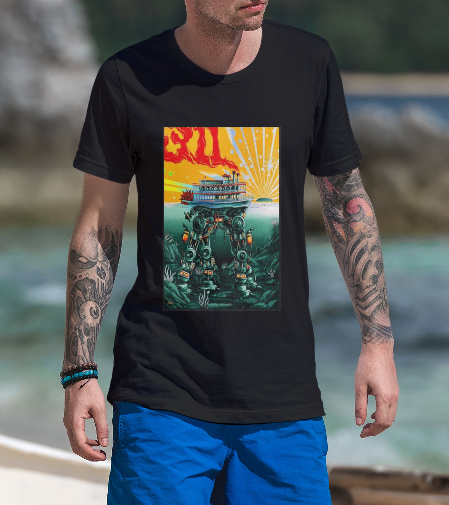 311 Kansas City MO 2026 Steamboat Robot T-Shirt