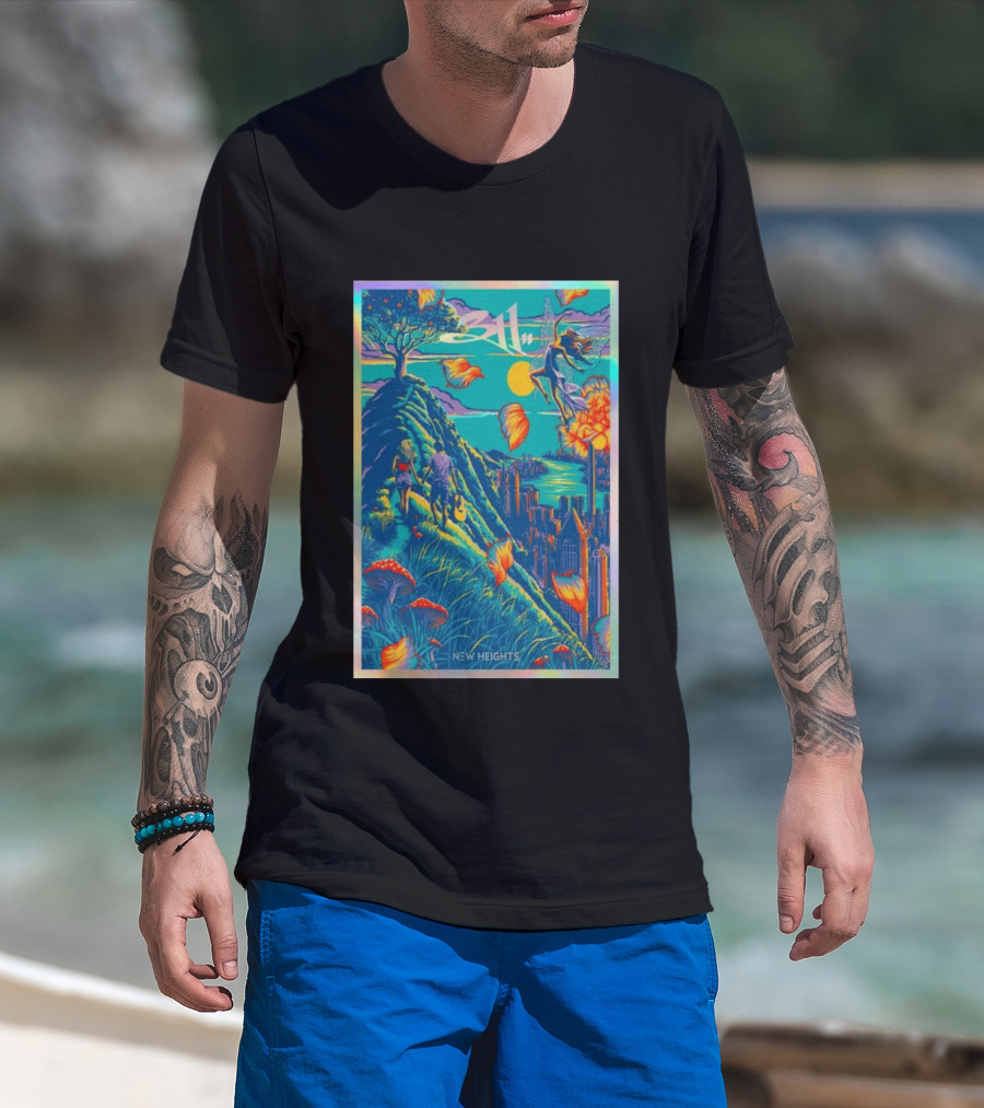 311 New Heights 2026 Fairy Cityscape Guitar Walk T-Shirt