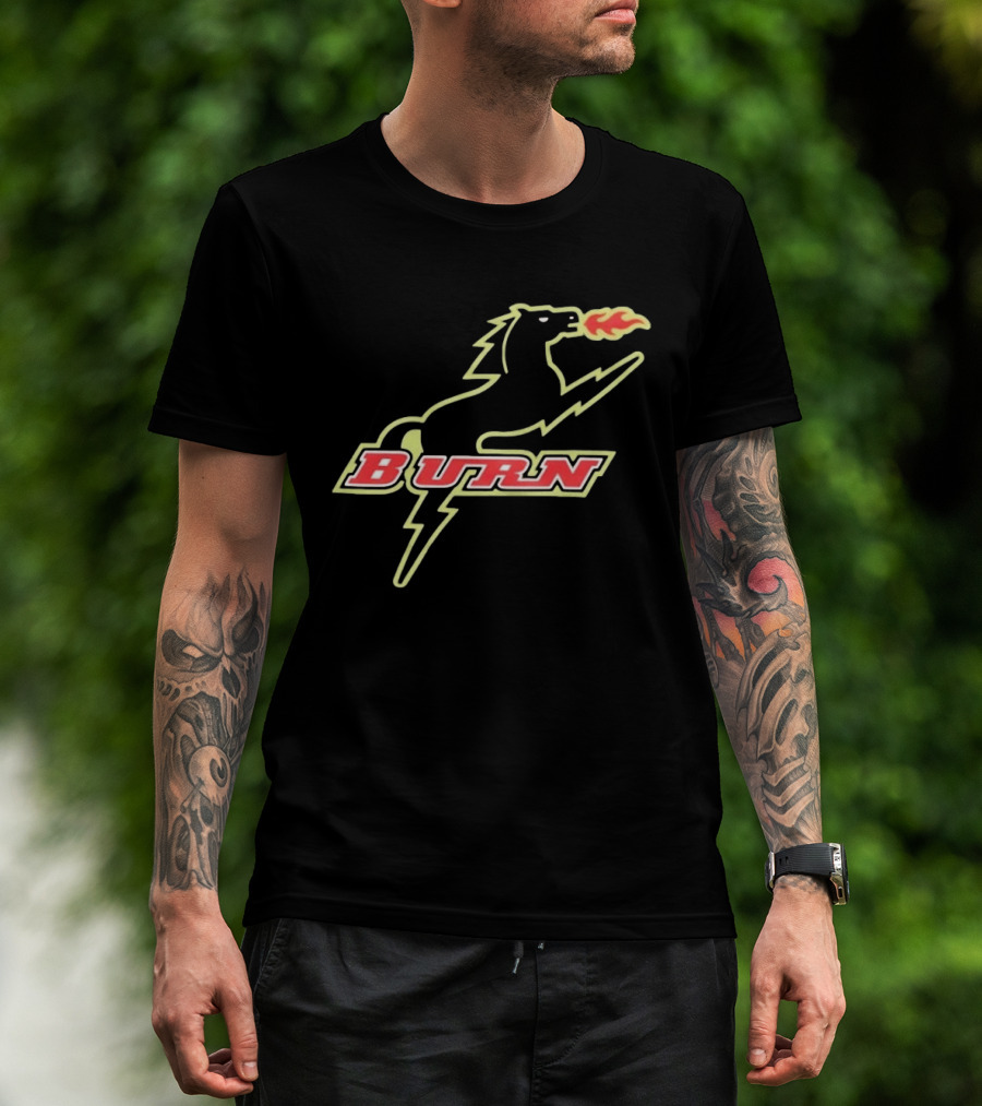Burn Fire Breathing Horse Team T-Shirt