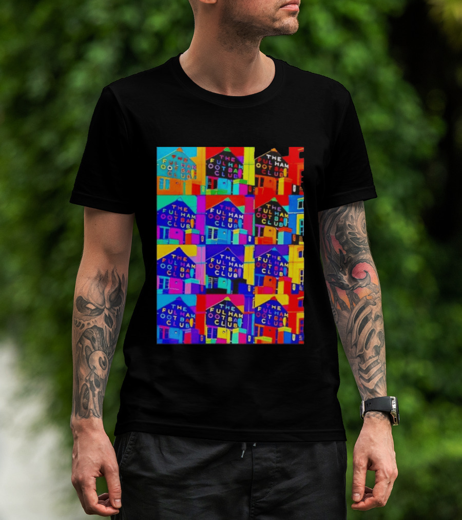 The Fulham Football Club Pop Art Craven Cottage T-Shirt