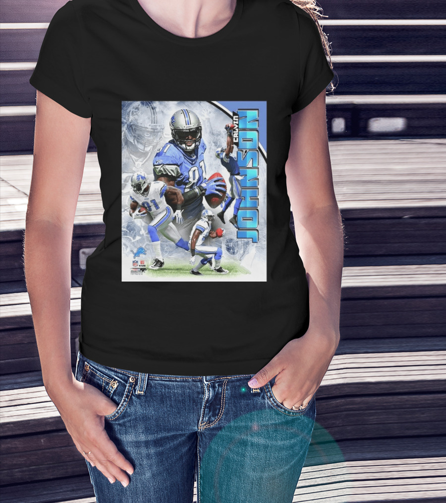 Calvin Johnson Detroit Lions NFL Football Superstar T-Shirt
