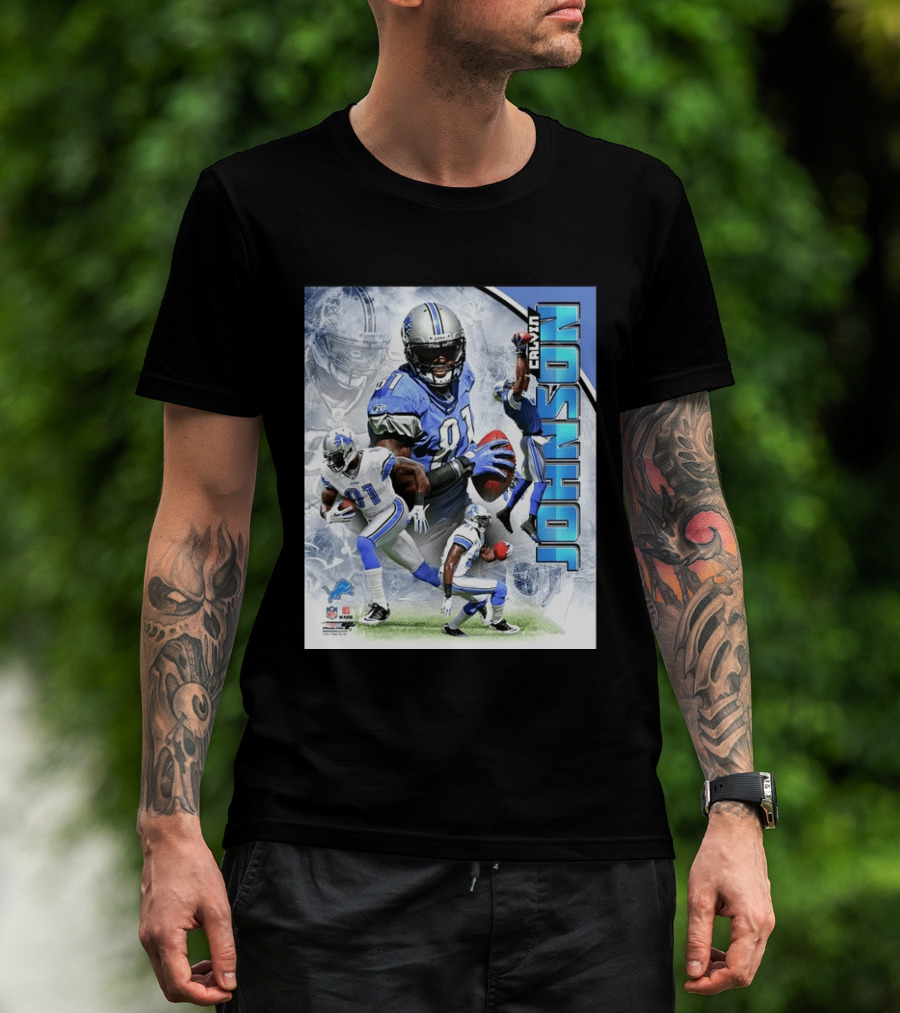 Calvin Johnson Detroit Lions NFL Football Superstar T-Shirt