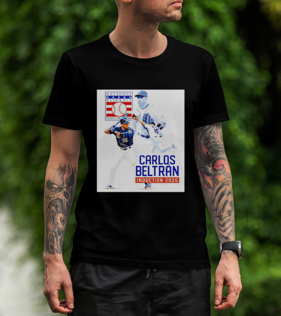 Carlos Beltran National Baseball Hall Of Fame Induction 2026 T-Shirt
