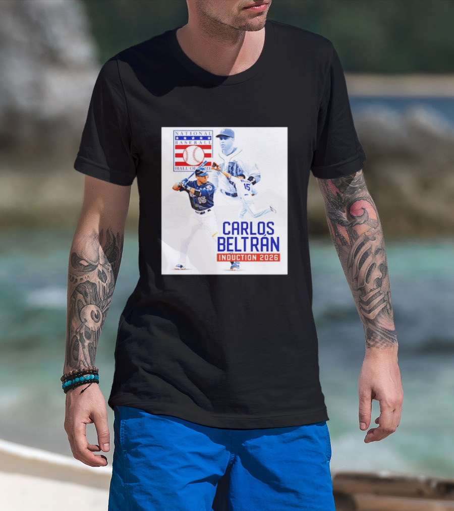 Carlos Beltran National Baseball Hall Of Fame Induction 2026 T-Shirt
