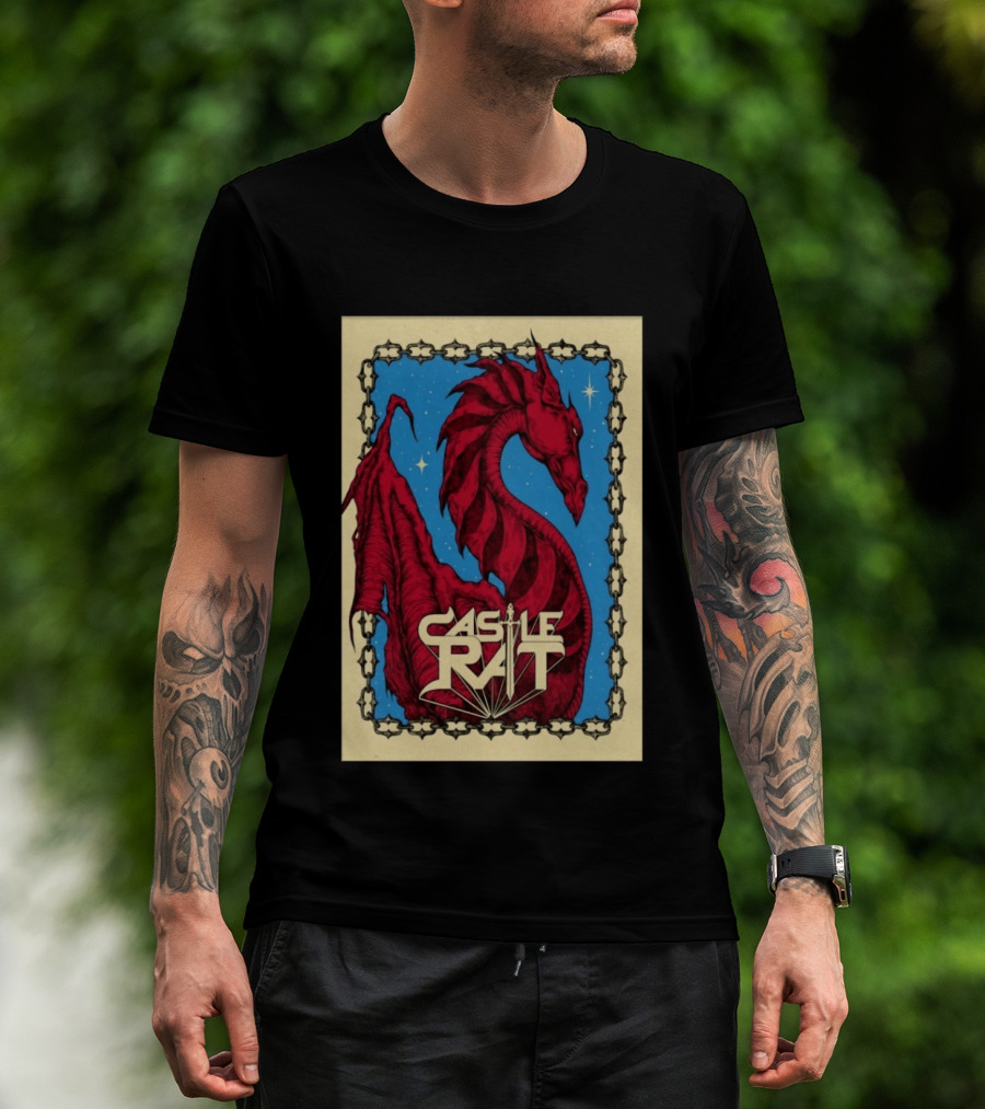 Castle Rat Red Dragon Marienthal Germany Aug 14 2026 T-Shirt