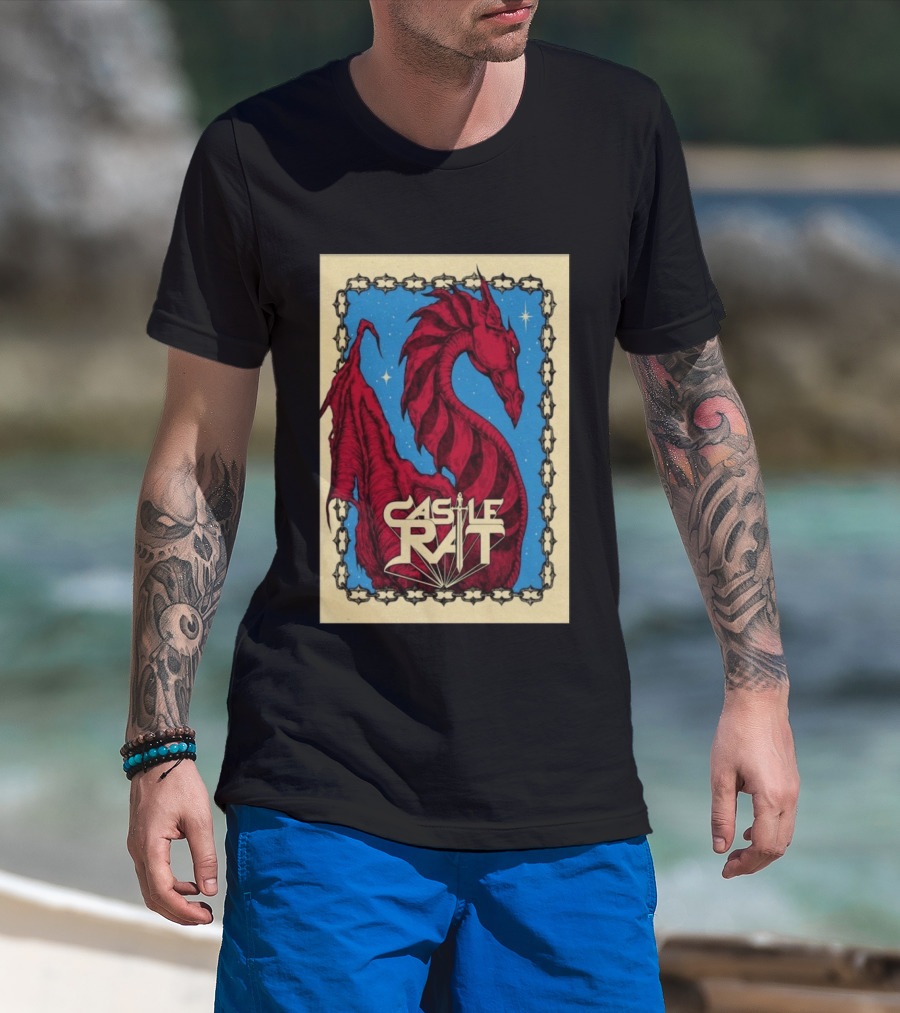 Castle Rat Red Dragon Marienthal Germany Aug 14 2026 T-Shirt