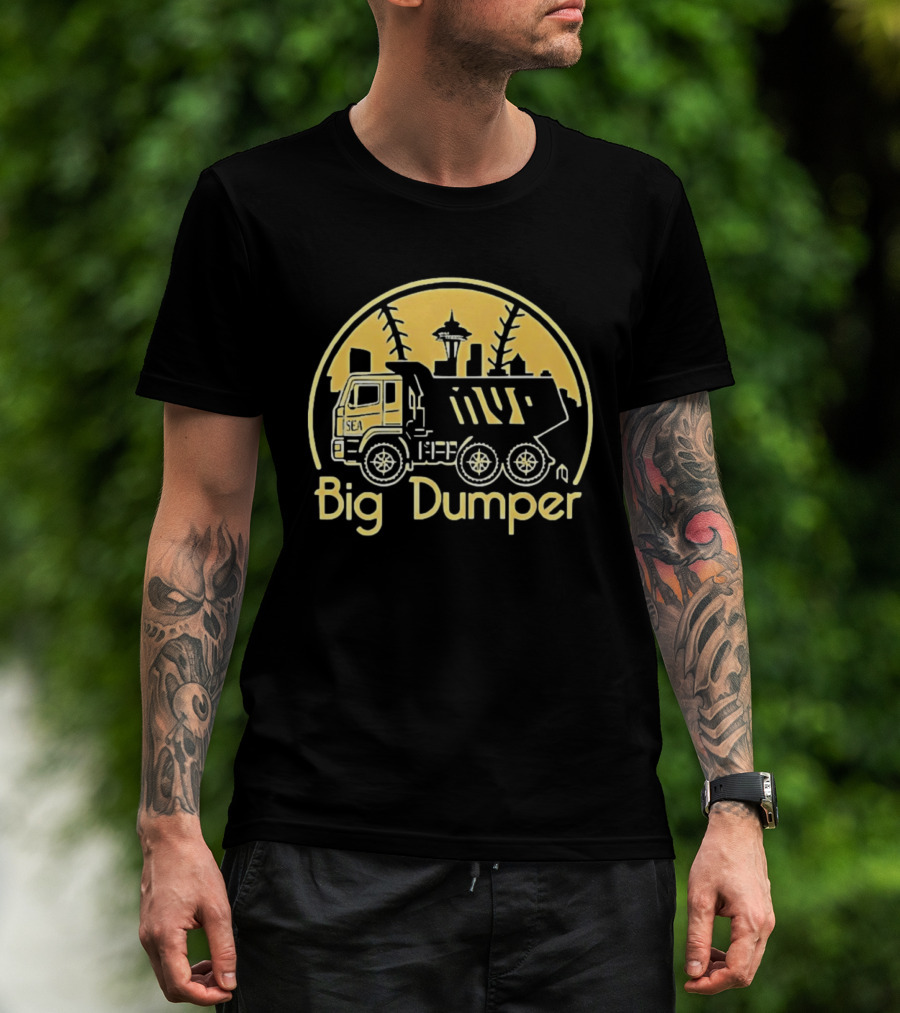 Big Dumper Cal Raleigh Seattle Skyline Truck Mvp T-Shirt