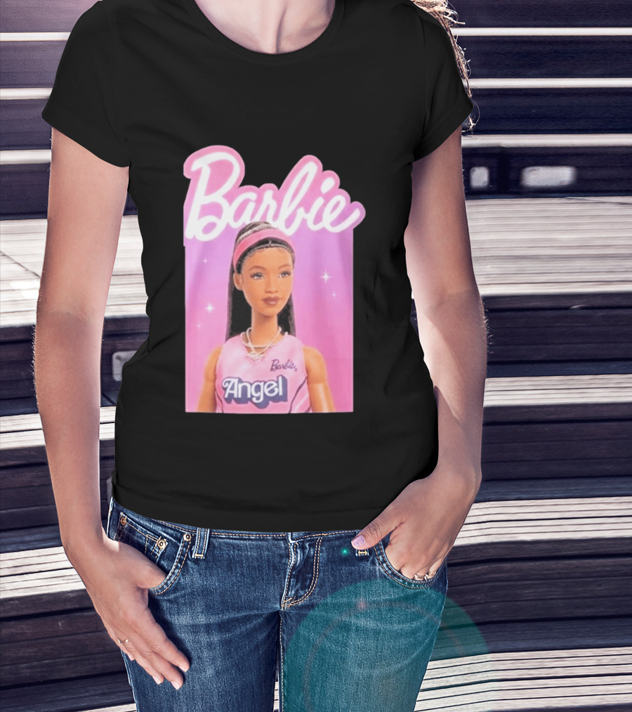 Barbie Angel Basketball Doll T-Shirt