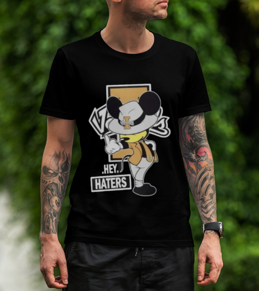 Idaho Vandals Football Mickey Hey Haters T-Shirt