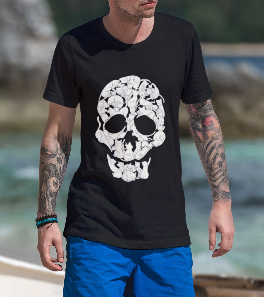 Original Cats Skull Tobe Fonseca Kittens T-Shirt