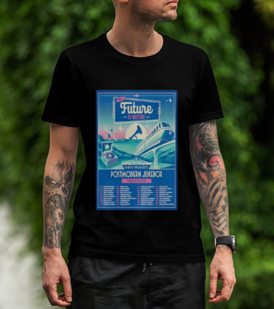 Future Is Vintage Scott Bradlee's Postmodern Jukebox Europe UK Tour 2026 T-Shirt