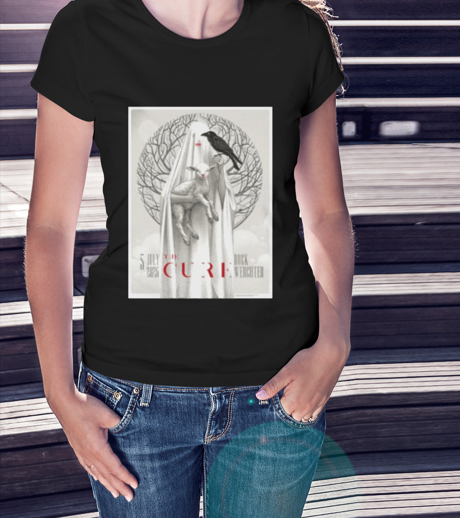 5 July 2026 The Cure Rock Werchter Raven And Lamb T-Shirt