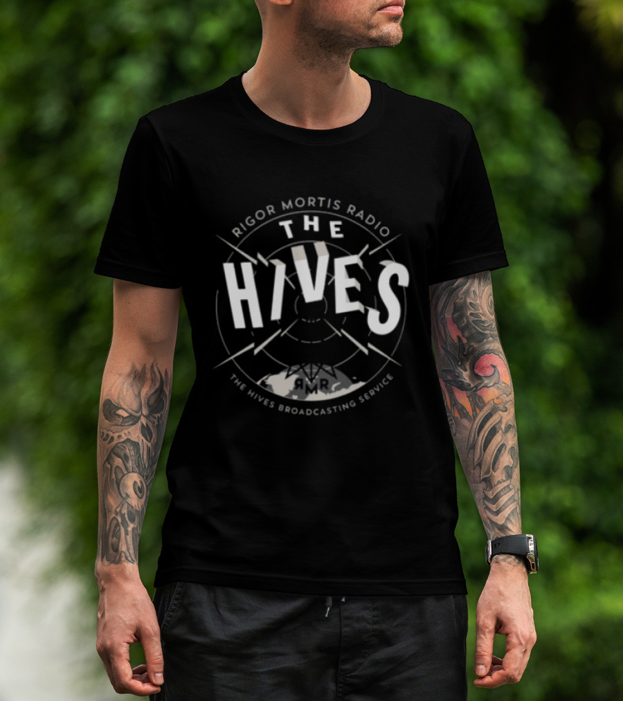 Rigor Mortis Radio The Hives Broadcasting Service RMR T-Shirt