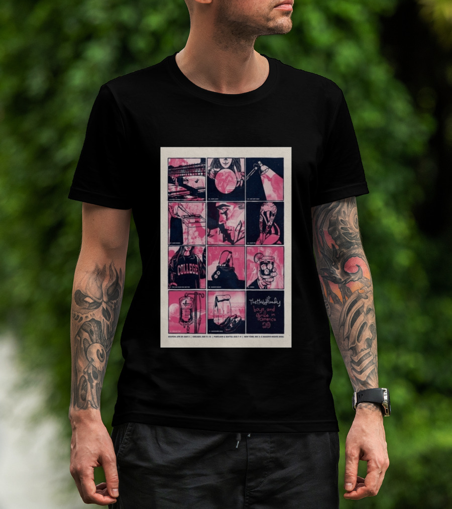 The Hold Steady Boys And Girls In America Tour 2026 Boston Chicago Portland Seattle New York T-Shirt