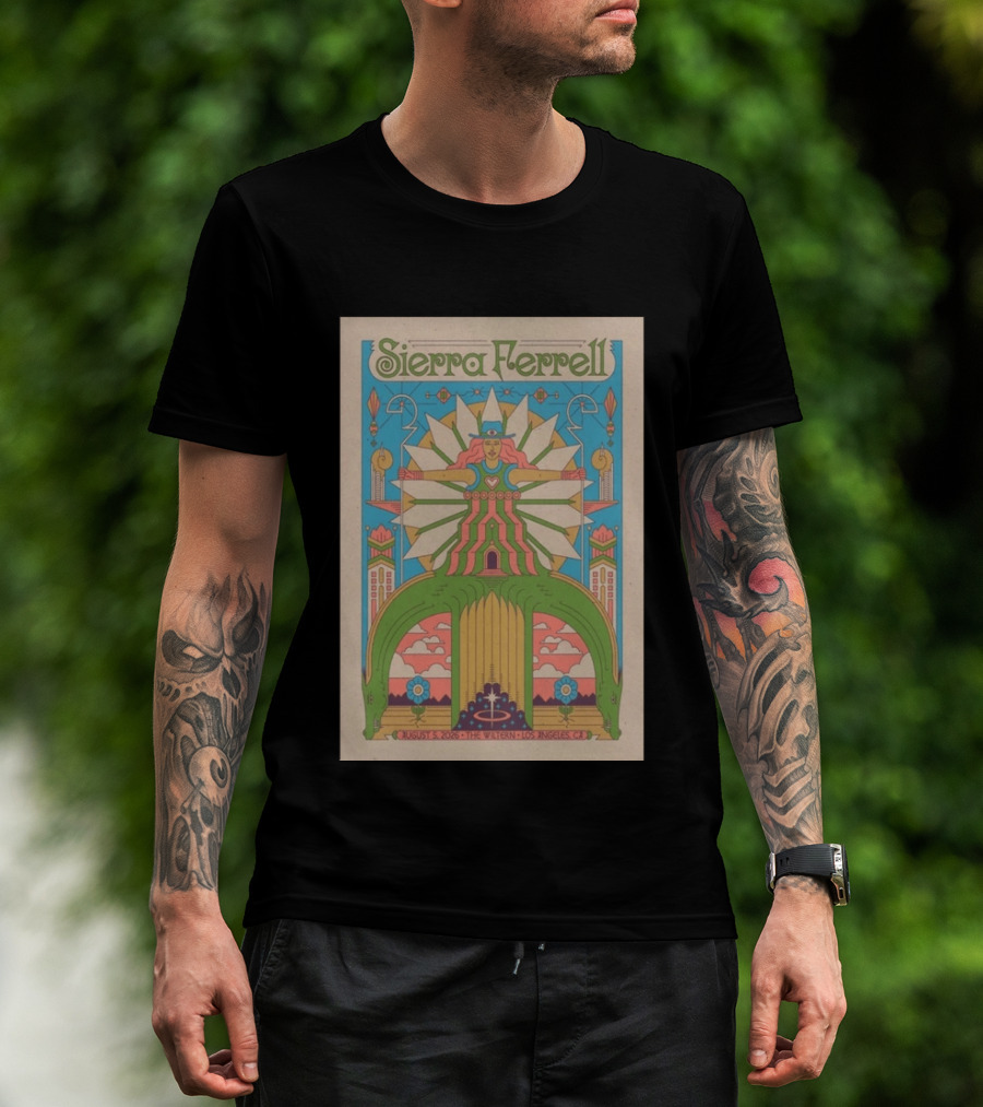 Sierra Ferrell August 5 2026 The Wiltern Los Angeles CA Psychedelic Tour T-Shirt