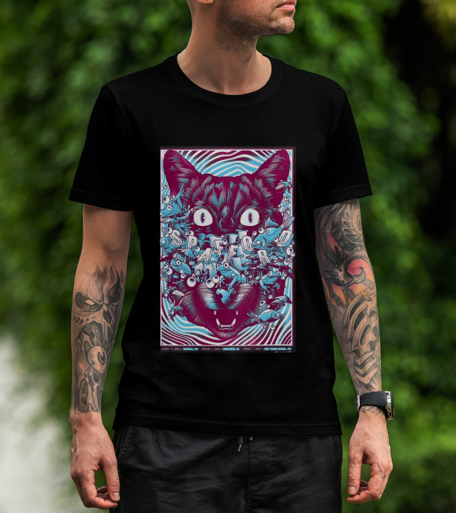 Spafford Richmond Virginia Tour Aug 6 2026 Cat Eyes And Fish T-Shirt