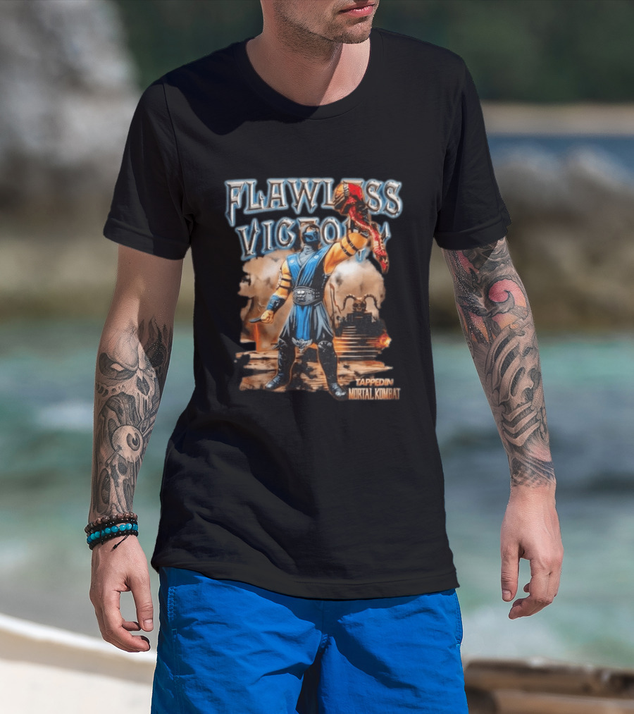 Flawless Victory Subzero Tappedin Mortal Kombat T-Shirt