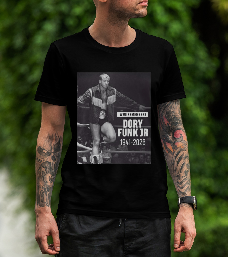 WWE Remembers Dory Funk Jr 1941 2026 T-Shirt