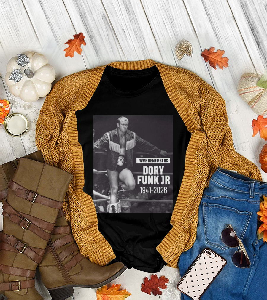 WWE Remembers Dory Funk Jr 1941 2026 T-Shirt