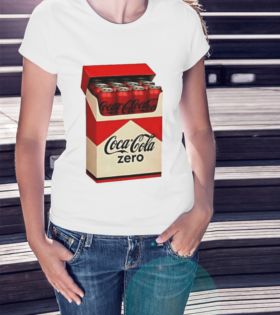 Coca Cola Zero Take The Edge Off Red Box Cans T-Shirt