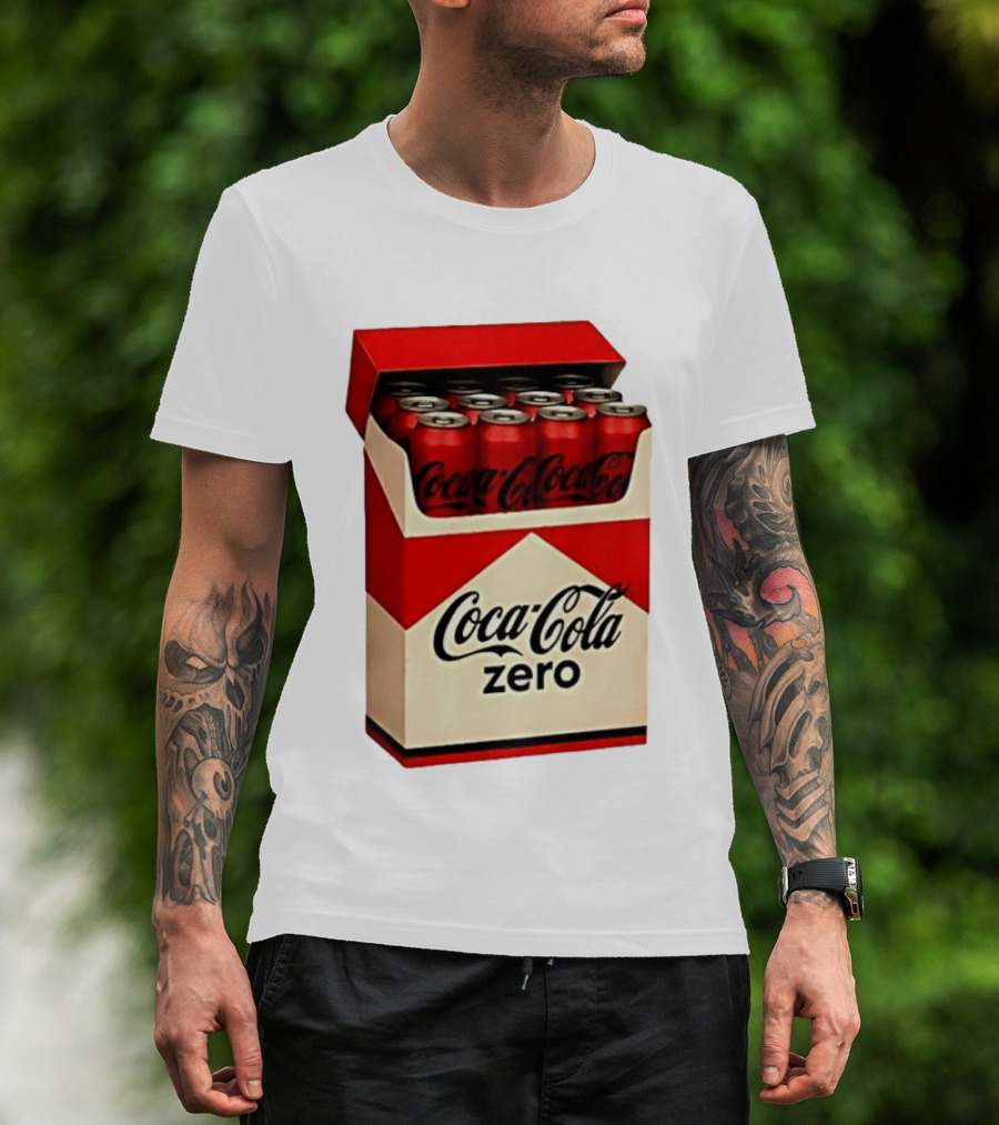 Coca Cola Zero Take The Edge Off Red Box Cans T-Shirt