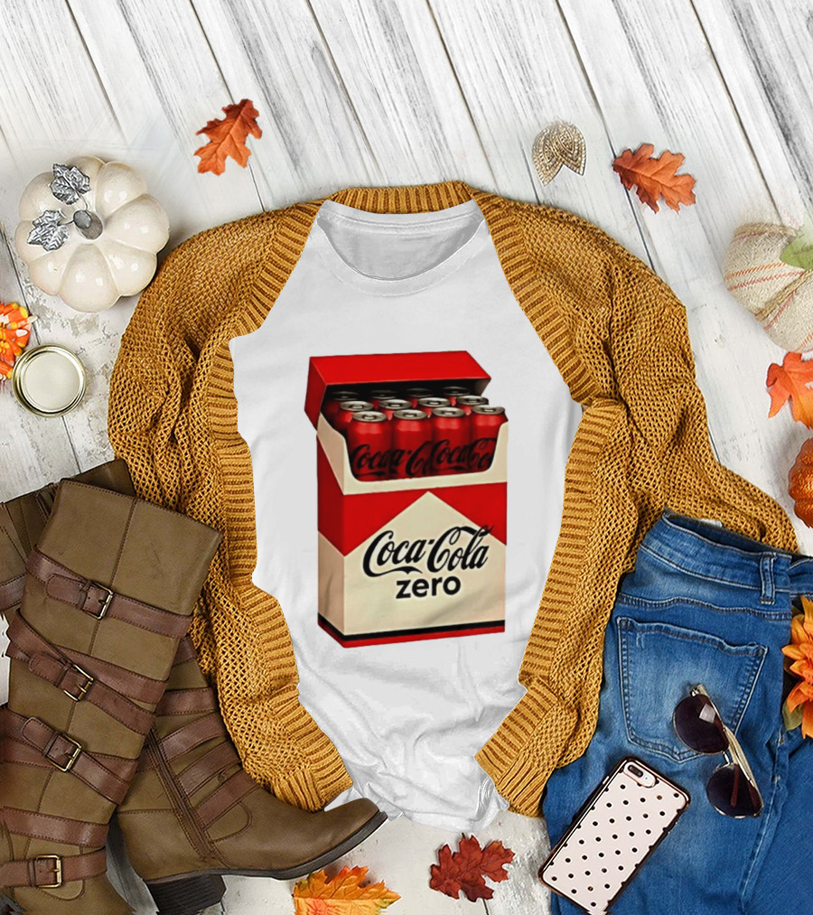 Coca Cola Zero Take The Edge Off Red Box Cans T-Shirt