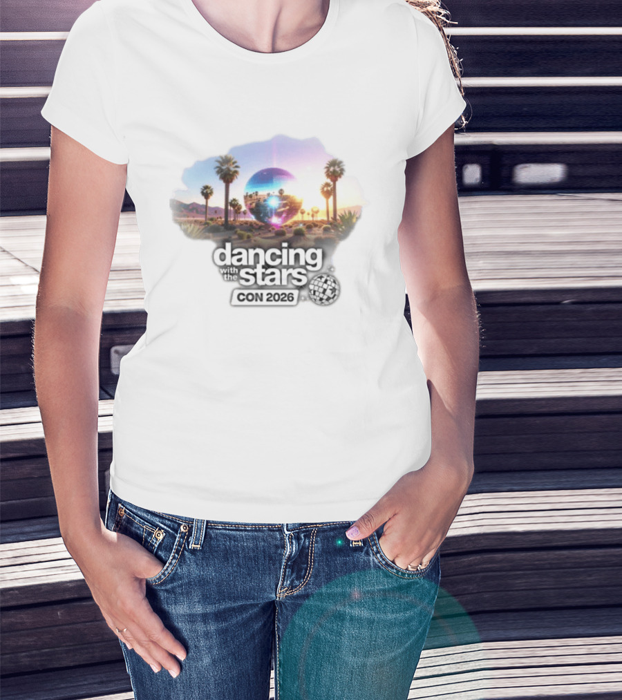 Dancing With The Stars Con 2026 Disco Desert Palm Oasis T-Shirt