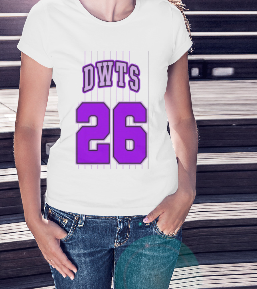 Dancing With The Stars DWTS Glitter Games 26 Jersey T-Shirt