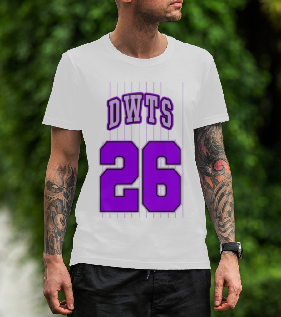 Dancing With The Stars DWTS Glitter Games 26 Jersey T-Shirt