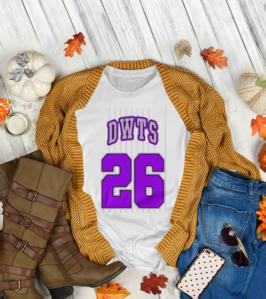 Dancing With The Stars DWTS Glitter Games 26 Jersey T-Shirt