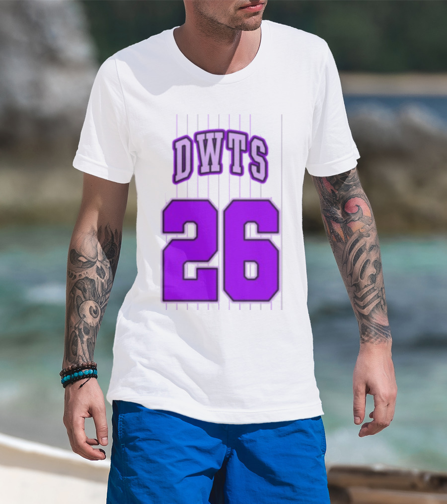 Dancing With The Stars DWTS Glitter Games 26 Jersey T-Shirt