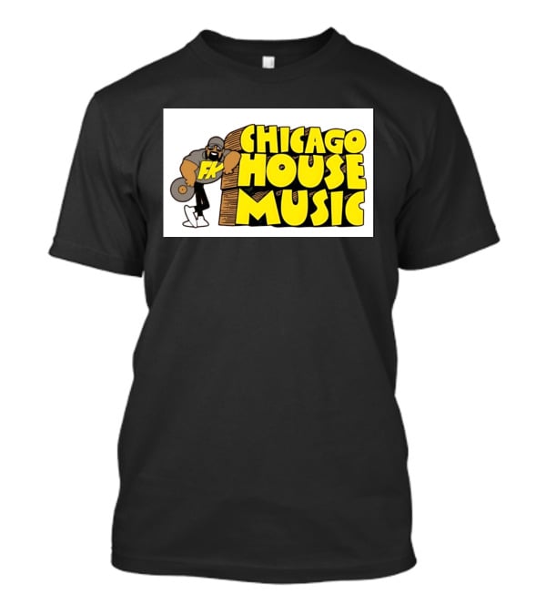 FK Chicago House Music Retro Vinyl DJ T-Shirt