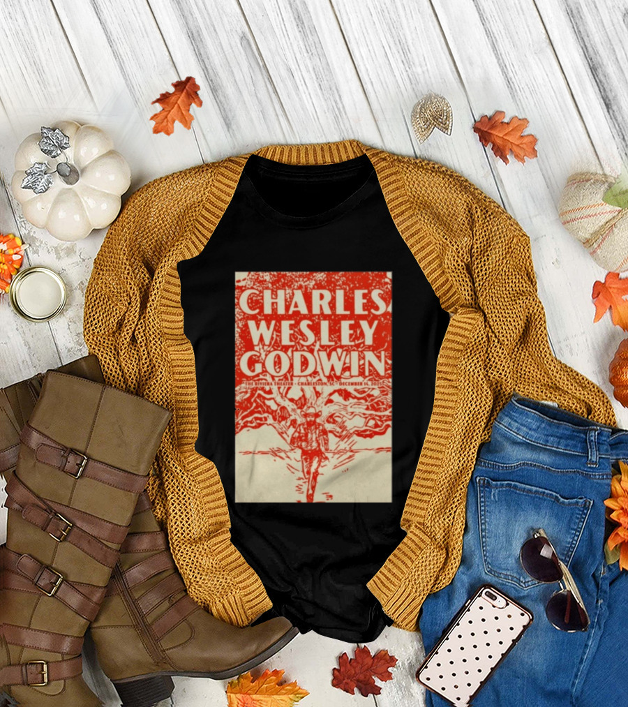 Charles Wesley Godwin Live At The Riviera Theater Charleston SC December 14 2025 T-Shirt
