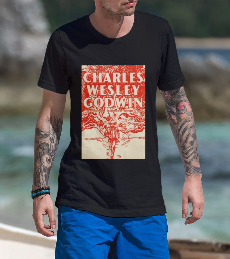 Charles Wesley Godwin Live At The Riviera Theater Charleston SC December 14 2025 T-Shirt