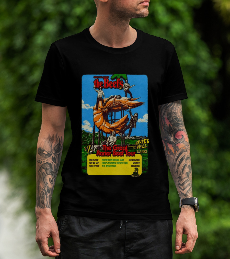 The Beefs 2026 The Great Rarier Beef Tour Melbourne Sydney Brisbane T-Shirt