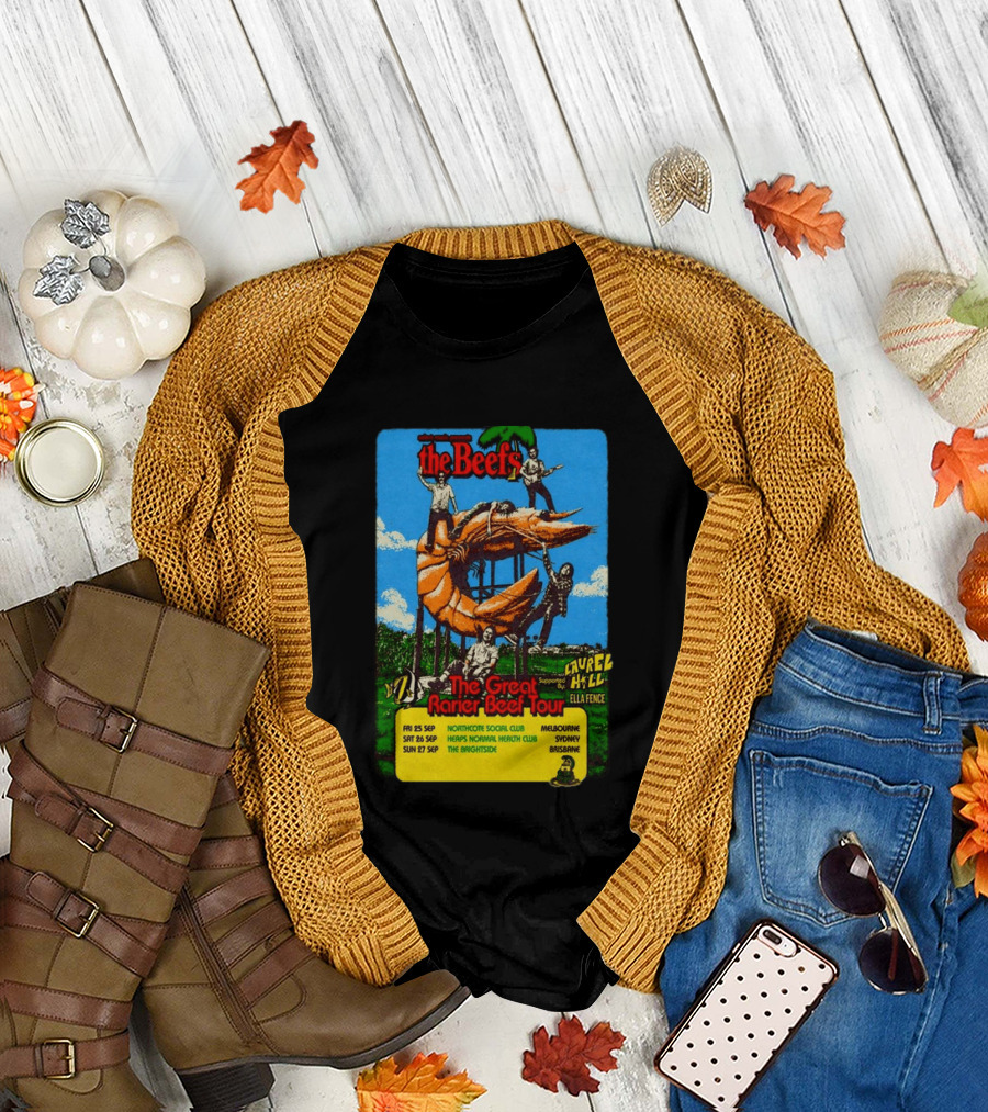 The Beefs 2026 The Great Rarier Beef Tour Melbourne Sydney Brisbane T-Shirt
